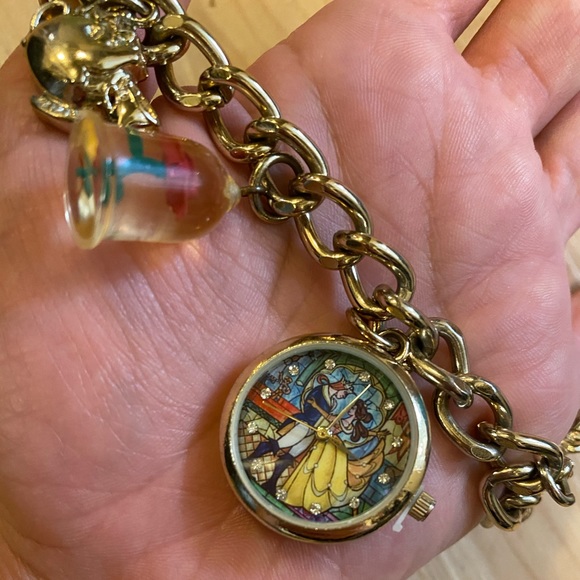 Beauty and the Beast Watch Charm Bracelet - Picture 2 of 6